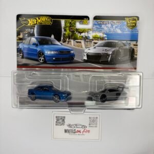 Hot Wheels Premium Car Culture Twin 2-Pack: Audi S4 Quattro & Audi R8 LMS.