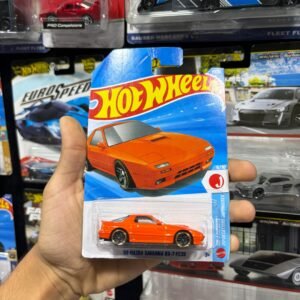 Hot Wheels 89 Mazda Savanna RX-7 FC3S HW J-Imports Ages 3 and Up 112/250 (Orange)
