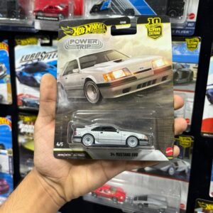 Hot Wheels Premium Car Culture Collectible Toy Car, 1:64 Scale Die-Cast 84 Mustang SVO, Eurospeed Vehicle with Real Riders Tires