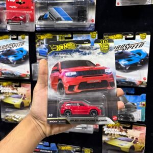 Hot Wheels Premium Car Culture Collectible Toy Car, 1:64 Scale Die-Cast 2019 Jeep Grand Cherokee TRACKHAWK, Eurospeed Vehicle with Real Riders Tires