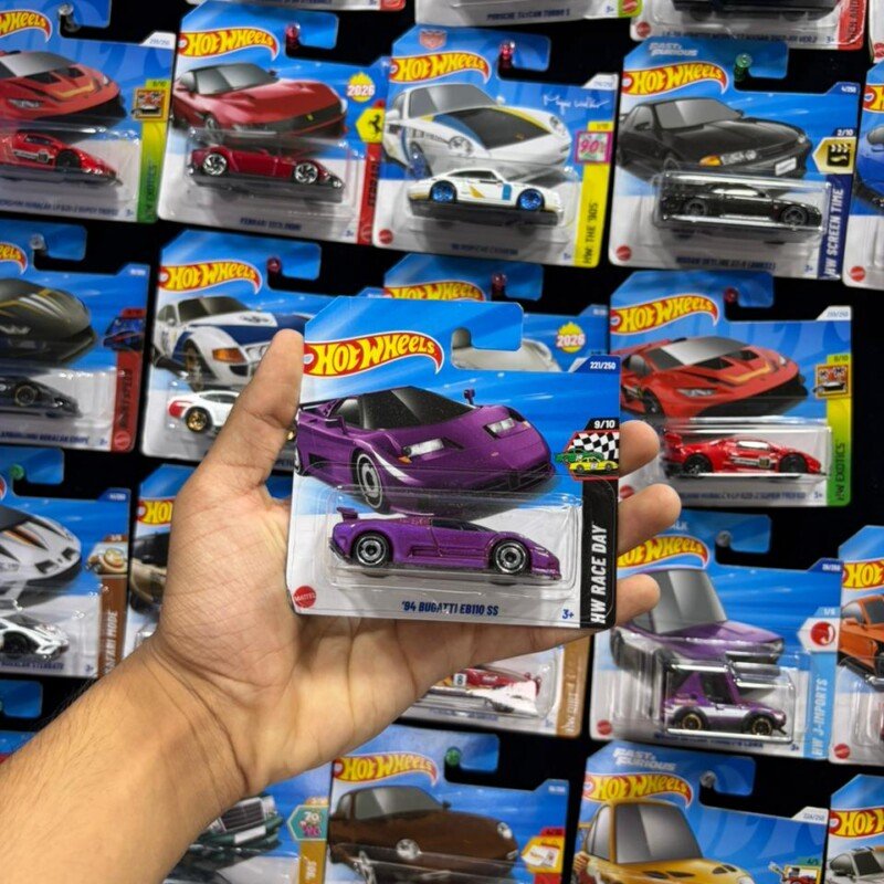 HOTWHEELS MAINLINE 94 BUGATTI EB110 SS | IMPORTED SHORT CARD