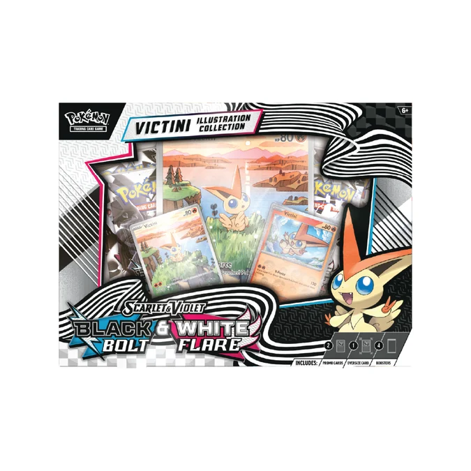 Pokemon TCG: UNOVA VICTINI ILLUSTRATION COLLECTION Box Black Bolt & White Flare