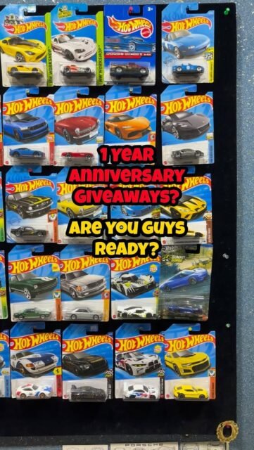 Are you guys ready for hotwheels giveaways?