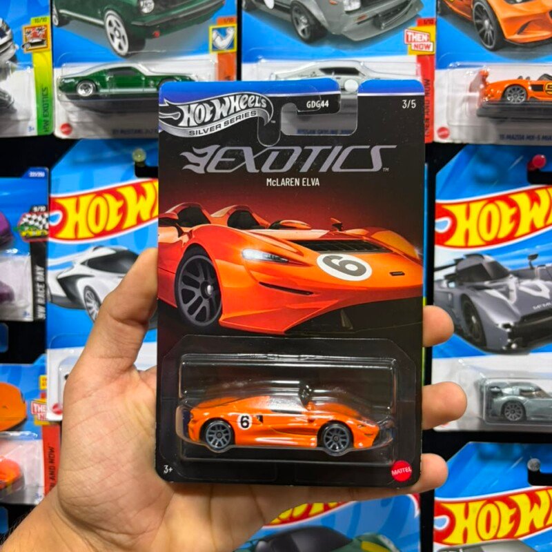 Hot Wheels Mclaren Elva Imported Exotics Premium 1:64 Scale 1:64 Scale Diecast Model - Mint Blister Pack