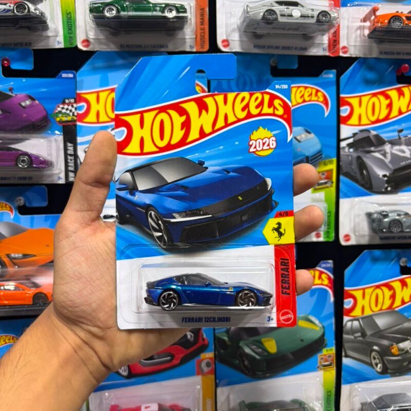 Hot Wheels Ferrari 12cilindri [blue] Mainline 1:64 Scale 1:64 Scale Diecast Model - Mint Blister Pack