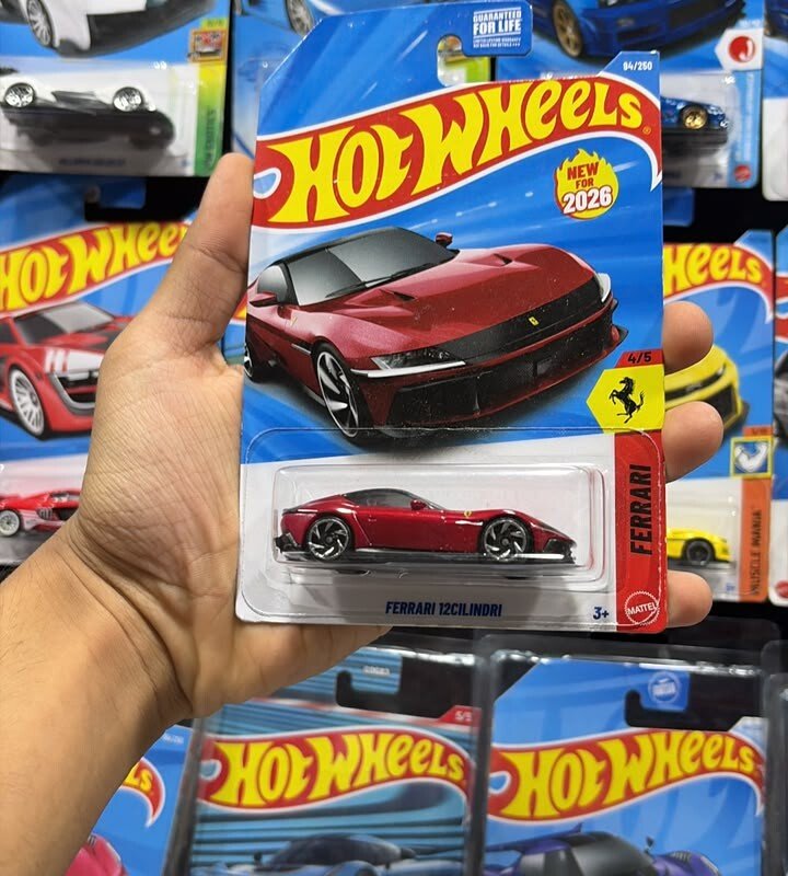 Hot Wheels Ferrari 12cilindri [red] Mainline 1:64 Scale 1:64 Scale Diecast Model - Mint Blister Pack