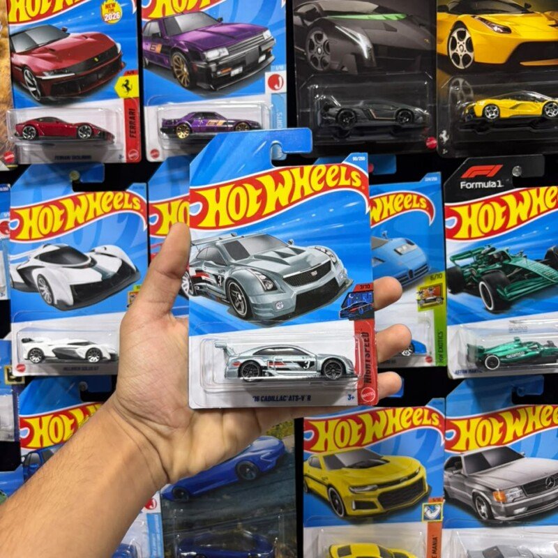 Hot Wheels '19 Cadillac Ats-v.r Mainline 1:64 Scale 1:64 Scale Diecast Model - Mint Blister Pack